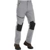 imageTACVASEN Mens Snow Ski Pants Windproof Snowboard Pants for Men Water Resistant Hiking Pants Fleece Lined Winter WorkingLight Gray