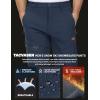 imageTACVASEN Mens Snow Ski Pants Windproof Snowboard Pants for Men Water Resistant Hiking Pants Fleece Lined Winter WorkingNavy
