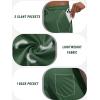 imageTACVASEN Mens Sweatpants Joggers Lightweight Workout Athletic Pants Quick Dry Elastic Waist Running Pants with PocketsArmy Green