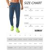 imageTACVASEN Mens Sweatpants Joggers Lightweight Workout Athletic Pants Quick Dry Elastic Waist Running Pants with PocketsBlue Gray