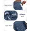 imageTACVASEN Mens Sweatpants Joggers Lightweight Workout Athletic Pants Quick Dry Elastic Waist Running Pants with PocketsBlue Gray