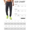 imageTACVASEN Mens Sweatpants Joggers Lightweight Workout Athletic Pants Quick Dry Elastic Waist Running Pants with PocketsDark Gray
