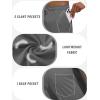 imageTACVASEN Mens Sweatpants Joggers Lightweight Workout Athletic Pants Quick Dry Elastic Waist Running Pants with PocketsGray