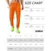 imageTACVASEN Mens Sweatpants Joggers Lightweight Workout Athletic Pants Quick Dry Elastic Waist Running Pants with PocketsOrange