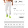 imageTACVASEN Mens Sweatpants Joggers Lightweight Workout Athletic Pants Quick Dry Elastic Waist Running Pants with PocketsWhite