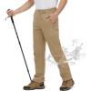 imageTACVASEN Mens Snow Pants Waterresistant Hiking Work Pants Fleece Lining Soft Shell Ski Snowboard PantsKhaki