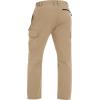 imageTACVASEN Mens Cargo Pants 5 Pockets Water Resistant Lightweight Quick Dry Ripstop Stretch Pants for Hiking Work TravelKhaki