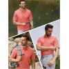 imageTACVASEN Mens Golf Polo Short Sleeve Performance Polo Quick Dry Tactical Polo Shirt Dry Fit Pique Lightweight ShirtWatermelon Red