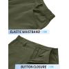 imageTACVASEN Mens Hiking Pants Lightweight Quick Dry Ripstop Water Resistant Stretchy Work Pants for Climbing Travel CasualArmygreen
