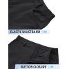 imageTACVASEN Mens Hiking Pants Lightweight Quick Dry Ripstop Water Resistant Stretchy Work Pants for Climbing Travel CasualBlack