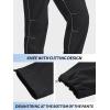 imageTACVASEN Mens Hiking Pants Lightweight Quick Dry Ripstop Water Resistant Stretchy Work Pants for Climbing Travel CasualBlack