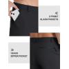 imageTACVASEN Mens Hiking Pants Stretch Lightweight Water Resistant Quick Dry Straight Fit Slacks Dress Work Casual PantsBlack
