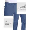 imageTACVASEN Mens Hiking Pants Stretch Lightweight Water Resistant Quick Dry Straight Fit Slacks Dress Work Casual PantsBlue Grey