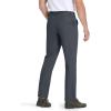 imageTACVASEN Mens Hiking Pants Stretch Lightweight Water Resistant Quick Dry Straight Fit Slacks Dress Work Casual PantsDark Grey