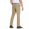 imageTACVASEN Mens Hiking Pants Stretch Lightweight Water Resistant Quick Dry Straight Fit Slacks Dress Work Casual PantsKhaki