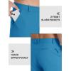 imageTACVASEN Mens Hiking Pants Stretch Lightweight Water Resistant Quick Dry Straight Fit Slacks Dress Work Casual PantsLake Blue