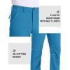 imageTACVASEN Mens Hiking Pants Stretch Lightweight Water Resistant Quick Dry Straight Fit Slacks Dress Work Casual PantsLake Blue