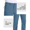 imageTACVASEN Mens Hiking Pants Stretch Lightweight Water Resistant Quick Dry Straight Fit Slacks Dress Work Casual PantsLight Blue