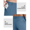 imageTACVASEN Mens Hiking Pants Stretch Lightweight Water Resistant Quick Dry Straight Fit Slacks Dress Work Casual PantsLight Blue