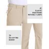 imageTACVASEN Mens Hiking Pants Stretch Lightweight Water Resistant Quick Dry Straight Fit Slacks Dress Work Casual PantsLight Khaki