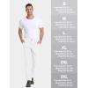 imageTACVASEN Mens Hiking Pants Stretch Lightweight Water Resistant Quick Dry Straight Fit Slacks Dress Work Casual PantsWhite