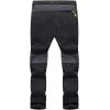 imageTACVASEN Mens Ski Pants Snowboard Hiking Winter Pants Waterproof Pants Insulated Windproof Pants for Outdoor WorkAblack Grey