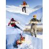 imageTACVASEN Mens Snow Ski Pants Fleece Lined Winter Hiking Pants Waterproof Insulated Pants Snowboard Work OutdoorLight Brown