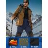 imageTACVASEN Mens Snow Ski Pants Fleece Lined Winter Hiking Pants Waterproof Insulated Pants Snowboard Work OutdoorNavy