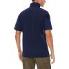 imageTACVASEN Mens Summer Short Sleeve TShirt for Men Military Tactical Combat Shirt with Zipper Pockets Navy S