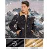 imageTACVASEN Mens Winter Jacket Sherpa Fleece Lined Cargo Coat Warm Thick Trucker Jacket with Multi PocketsDark Grey