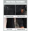 imageTACVASEN Mens Winter JacketFleece Cotton Military Coat Thicken Casual Cargo Bomber JacketBlack