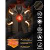 imageTACVASEN Mens Winter JacketFleece Cotton Military Coat Thicken Casual Cargo Bomber JacketCoffee