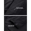 imageTACVASEN Mens 14 Zip Shirts Tactical Military Top Long Sleeve Pullover Hiking Shirt Black XL