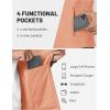 imageTACVASEN Mens Fleece Vest Zip Up Lightweight Vests Outerwear with Pockets Winter Warm Sleeveless Jacket for Hiking GolfApricot