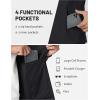 imageTACVASEN Mens Fleece Vest Zip Up Lightweight Vests Outerwear with Pockets Winter Warm Sleeveless Jacket for Hiking GolfBlack