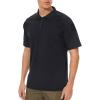 imageTACVASEN Mens Summer Short Sleeve Tactical Military Shirt for Men Combat Paintball Airsoft Shirt with 14 Zipper Black 2XL