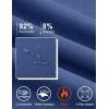 imageTACVASEN Winter Golf Pants for Men Fleece Lined Work Business Casual Dress Slacks Water Resistant Stretch Warm TrousersBluegray