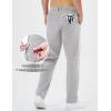 imageTACVASEN Winter Golf Pants for Men Fleece Lined Work Business Casual Dress Slacks Water Resistant Stretch Warm TrousersLightgrey