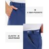 imageTACVASEN Winter Golf Pants for Men Fleece Lined Work Business Casual Dress Slacks Water Resistant Stretch Warm TrousersSkyblue