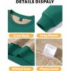 imageTACVASEN Mens Crewneck Sweatshirt Warm Sherpa Lined Sweatshirts Heavyweight Long Sleeve Underwear Winter Fleece PulloverEmerald Green