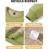 imageTACVASEN Mens Crewneck Sweatshirt Warm Sherpa Lined Sweatshirts Heavyweight Long Sleeve Underwear Winter Fleece PulloverOlive Green