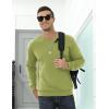 imageTACVASEN Mens Crewneck Sweatshirt Warm Sherpa Lined Sweatshirts Heavyweight Long Sleeve Underwear Winter Fleece PulloverOlive Green