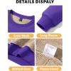 imageTACVASEN Mens Crewneck Sweatshirt Warm Sherpa Lined Sweatshirts Heavyweight Long Sleeve Underwear Winter Fleece PulloverPurple