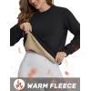 imageTACVASEN Womens Sherpa Lined Sweatshirts Casual Crewneck Cute Fleece Pullover Long Sleeve Thermal ShirtsBlack