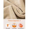 imageTACVASEN Womens Sherpa Lined Sweatshirts Casual Crewneck Cute Fleece Pullover Long Sleeve Thermal ShirtsBlack