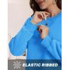 imageTACVASEN Womens Sherpa Lined Sweatshirts Casual Crewneck Cute Fleece Pullover Long Sleeve Thermal ShirtsIce Blue