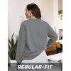 imageTACVASEN Womens Sherpa Lined Sweatshirts Casual Crewneck Cute Fleece Pullover Long Sleeve Thermal ShirtsLight Grey