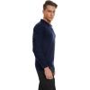 imageTACVASEN Mens Tactical Shirt Long Sleeve Combat Shirt 14 Zip with Pockets Military Army Paintball Airsoft BreathableNavy
