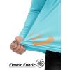 imageTACVASEN Mens Long Sleeve Athletic Shirts 14 Zip Sun Protection Rash Guard UPF 50 Outdoor Hiking Running TShirtsLake Blue