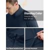 imageTACVASEN Mens Long Sleeve Athletic Shirts 14 Zip Sun Protection Rash Guard UPF 50 Outdoor Hiking Running TShirtsNavy